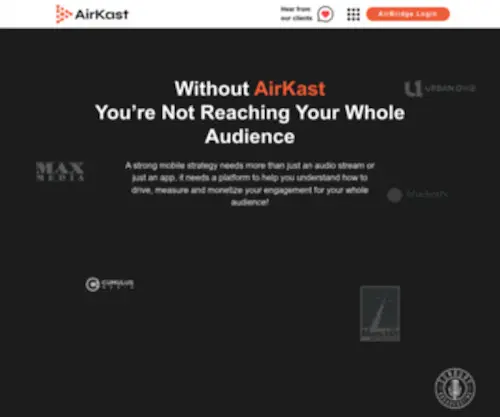 Tunekast.com(AirKast) Screenshot