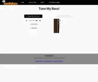 Tunemybass.com(Tune My Bass) Screenshot