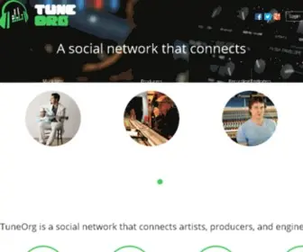 Tuneorg.com(Social networking) Screenshot