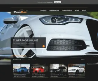 Tunershop.com(Tuning Onlineshop for German Wheels Suspensions Springs Spacers) Screenshot