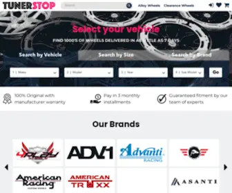 Tunerstop.com(Buy Alloy Wheels Online in Dubai) Screenshot