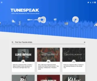 Tunespeak.com(Tunespeak) Screenshot