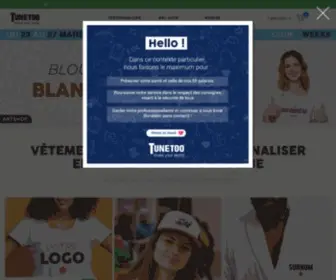 Tunetoo.com(T-shirts et v) Screenshot