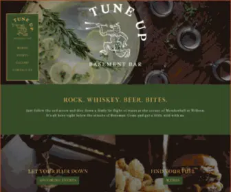 Tuneupbarandlounge.com(Downtown Bozeman Whiskey Bar) Screenshot