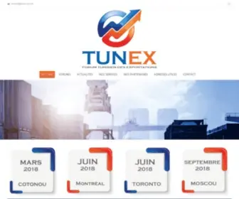 Tunex.com.tn(TUNISIE EXPORTATIONS) Screenshot