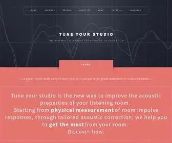 Tuneyourstudio.com(TUNE YOUR STUDIO) Screenshot