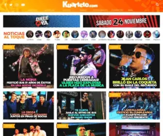 Tunga-Tunga.com.ar(Tunga-tunga, El portal oficial de la musica cuarteto) Screenshot