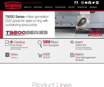 Tungaloy.com(Tungaloy Corporation) Screenshot