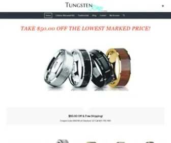 Tungstenrings.com(Tungsten Rings) Screenshot