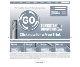 Tungstentoolworks.com(Tungsten ToolWorks) Screenshot