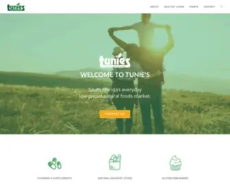 Tunies.com(Tunies Natural Grocery and Vitamin Supercenter) Screenshot