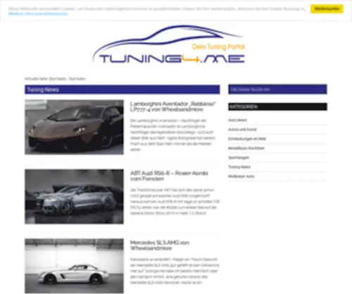 Tuning4.me(Auto Tuning Blog) Screenshot
