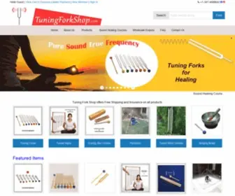 Tuningforkshop.com(Buy Tuning Fork Shop Online) Screenshot