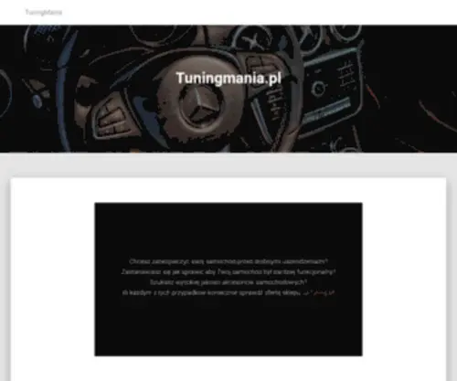 Tuningmania.pl(Dla wszystkich fanów motoryzacji) Screenshot