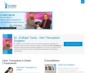 Tuniohairtransplant.com(Hair Transplant In Dubai by Tunio Hair Transplant) Screenshot