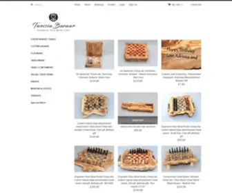 Tunisiabazaar.com(Handmade Olive Wood Crafts) Screenshot