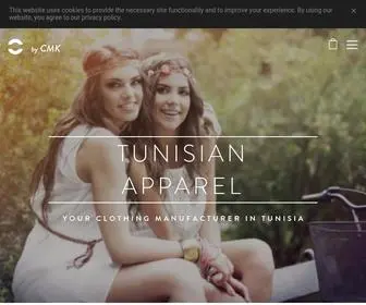 Tunisianapparel.com(Thank you for your interest in our Factory. Tunisian Apparel) Screenshot