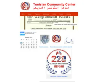 Tunisiancommunity.org(The Tunisian American Center) Screenshot