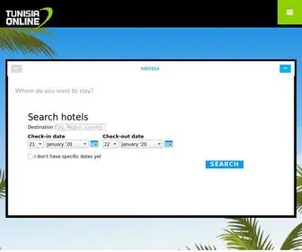 Tunisiaonline.com(Best Hotels) Screenshot