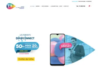 Tunisietelecom.pro(Tunisie Télécom) Screenshot