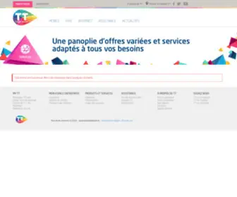 Tunisietelecom.tn(Tunisie Telecom) Screenshot