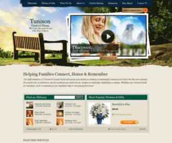 Tunisonfuneralhome.com(Tunison Funeral Home) Screenshot