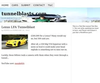 Tunnelblasts.com(Noise and nothing else) Screenshot