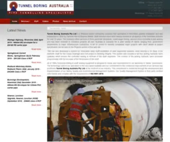 Tunnelboring.com.au(Tunnel Boring Australia) Screenshot