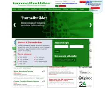 Tunnelbuilder.it(Tunnelling contract news for the world's tunnel engineers) Screenshot
