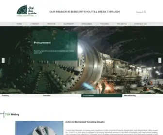 Tunnelsazmachine.com(Tunnel Saz Machine Company) Screenshot