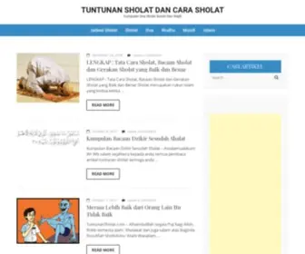Tuntunansholat.com(Tuntunansholat) Screenshot