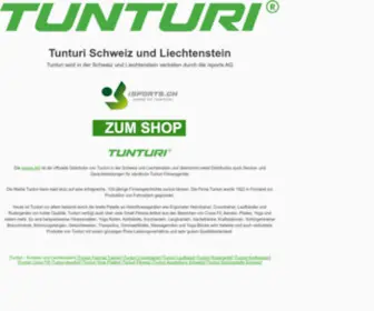 Tunturi.ch(Schweiz und Liechtenstein) Screenshot