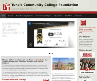Tunxisfoundation.org(Driven to Open New Doors) Screenshot