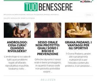 Tuobenessere.it Screenshot