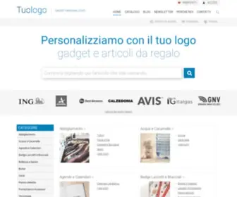 Tuologo.com(Gadget Personalizzati & Regali Aziendali) Screenshot