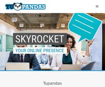 Tupandas.com(Grow Your Social Media Presence) Screenshot