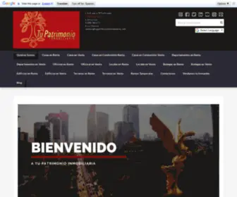 Tupatrimonioinmobiliaria.com(Bienvenido a Tu Patrimonio Inmobiliaira) Screenshot