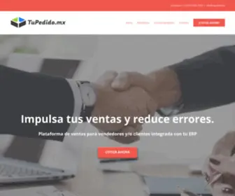 Tupedido.mx(Plataforma de ventas para vendedores y/o clientes integrada con tu ERP) Screenshot