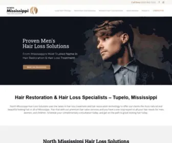 Tupelohairloss.com(Tupelo, Mississippi) Screenshot