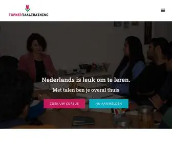 Tupkertaaltraining.nl(Tupker Taaltraining) Screenshot
