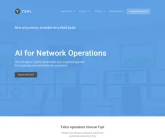 Tupl.com(Intelligent Process Automation for networks) Screenshot