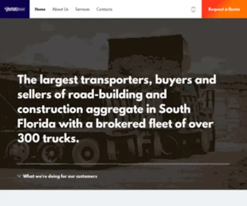 Tuplertrucking.com(Davie, Florida) Screenshot