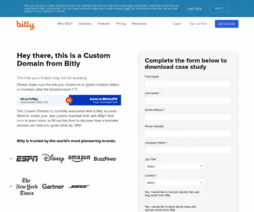 Tup.ly(Custom Domain by Bitly) Screenshot