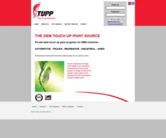 Tupp.com(TUPP) Screenshot