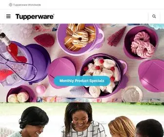 Tupperware.co.za(Tupperware®) Screenshot