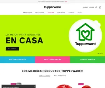 Tupperware.com.mx(Bienvenido al sitio oficial de Tupperware®) Screenshot