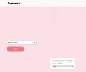 Tupperware.eu(Tupperware) Screenshot