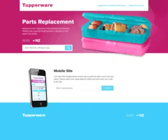 Tupperwareparts.co.nz(Tupperwareparts) Screenshot