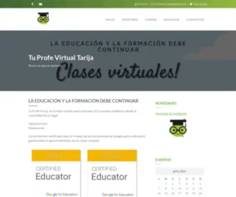 Tuprofevirtual.org(NUNCA SE DEJA DE APRENDER) Screenshot