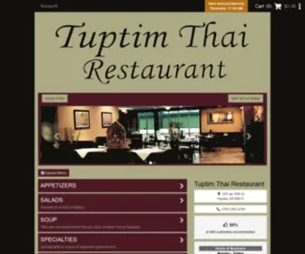 Tuptimthaitopeka.com(Tuptim Thai Restaurant) Screenshot